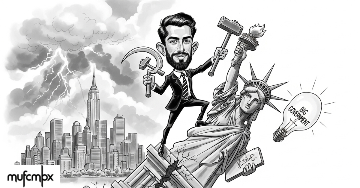 mamdani political cartoon​